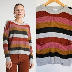 Madewell striped knit sweater